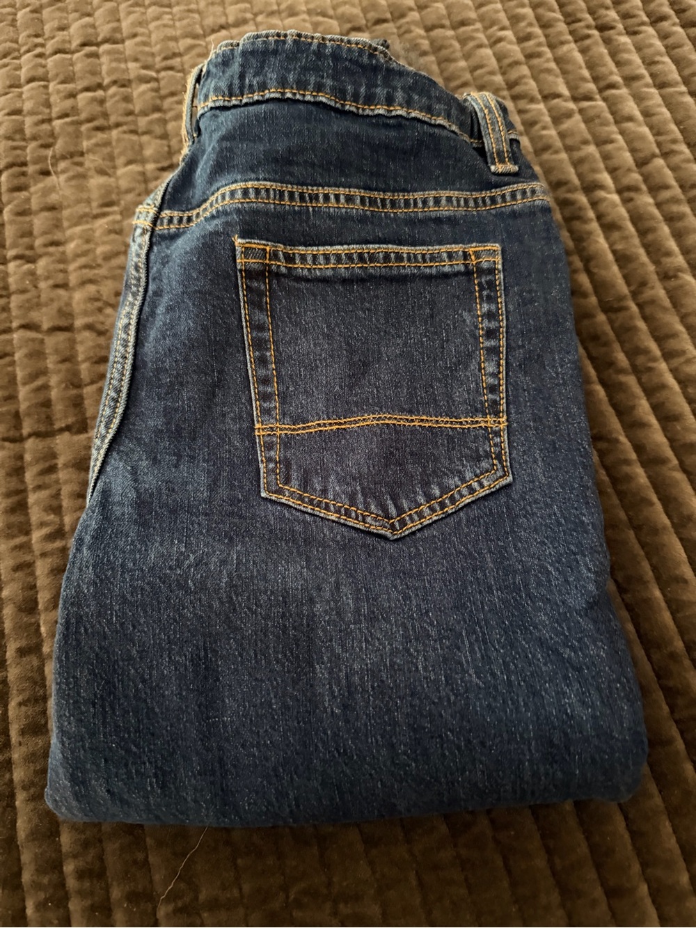 Cat & Jack Boy Dark Blue Straight-Leg Jeans
